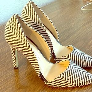 Banana Republic Black and White Heels